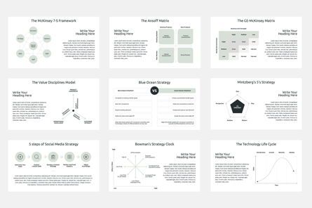 Business Strategy PowerPoint Template, Slide 5, 04525, Business Models — PoweredTemplate.com