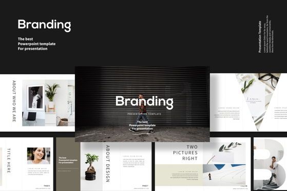 Branding - PowerPoint Template, Modele PowerPoint, 04532, Modèles de présentations — PoweredTemplate.com