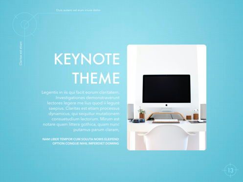 Blue Chip Keynote Presentation Template, Diapositive 10, 04536, Modèles de présentations — PoweredTemplate.com