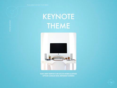 Blue Chip Keynote Presentation Template, Diapositive 11, 04536, Modèles de présentations — PoweredTemplate.com
