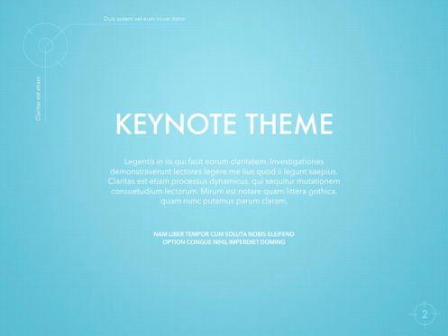 Blue Chip Keynote Presentation Template, Slide 2, 04536, Presentation Templates — PoweredTemplate.com