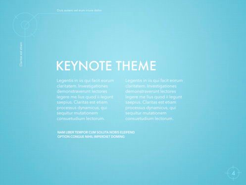 Blue Chip Keynote Presentation Template, Diapositiva 4, 04536, Plantillas de presentación — PoweredTemplate.com