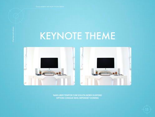 Blue Chip Keynote Presentation Template, Diapositive 8, 04536, Modèles de présentations — PoweredTemplate.com