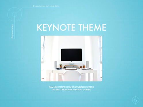 Blue Chip Keynote Presentation Template, Diapositive 9, 04536, Modèles de présentations — PoweredTemplate.com