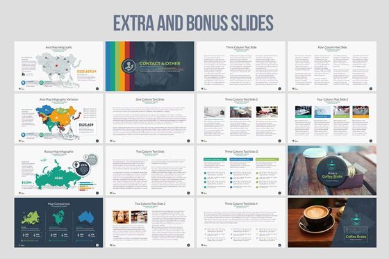 Infographic Business PowerPoint Presentation Template, Slide 13, 04545, Business Models — PoweredTemplate.com