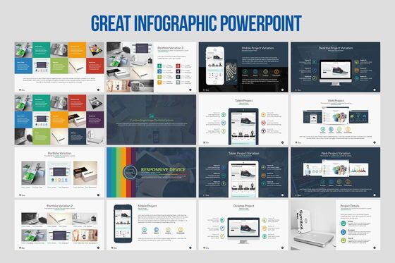 Infographic Business PowerPoint Presentation Template, Slide 3, 04545, Business Models — PoweredTemplate.com