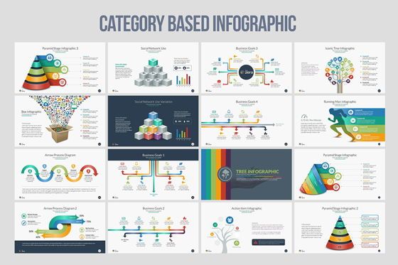 Infographic Business PowerPoint Presentation Template, Slide 8, 04545, Business Models — PoweredTemplate.com