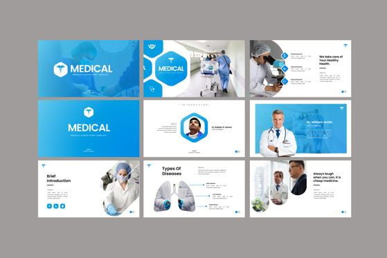 Medical - PowerPoint Template, 幻灯片 5, 04548, 演示模板 — PoweredTemplate.com