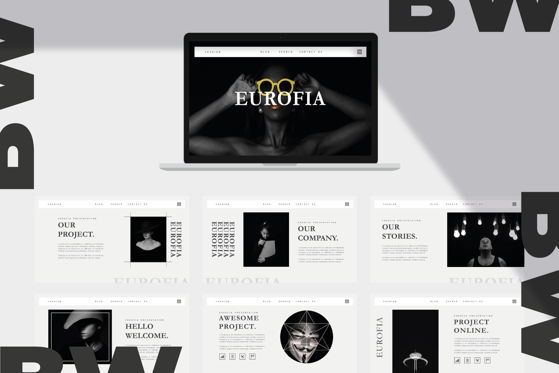 Eurofia - PowerPoint Template, PowerPoint模板, 04557, 演示模板 — PoweredTemplate.com