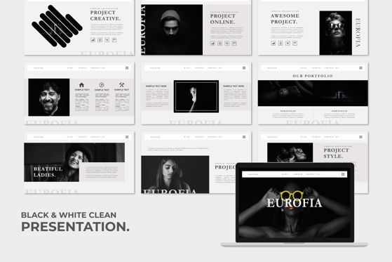Eurofia - PowerPoint Template, Diapositive 2, 04557, Modèles de présentations — PoweredTemplate.com