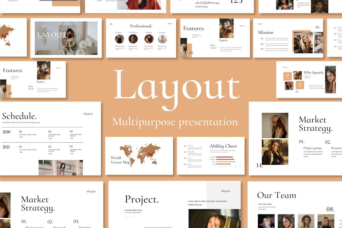 Layout Vol 2 Powerpoint Template Presentation Template 69618