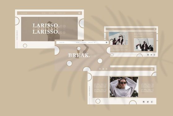 Larisso - PowerPoint Template, 슬라이드 9, 04564, 프레젠테이션 템플릿 — PoweredTemplate.com