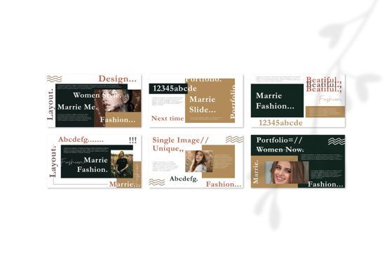MARRIE - PowerPoint Template, 슬라이드 7, 04595, 프레젠테이션 템플릿 — PoweredTemplate.com