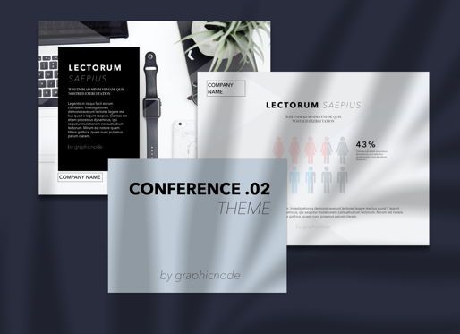 Conference 02 Powerpoint and Google Slides Presentation Template, 幻灯片 2, 04600, 演示模板 — PoweredTemplate.com