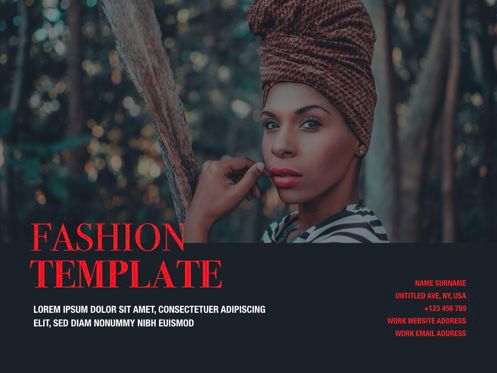 Fashion Tale Powerpoint and Google Slides Presentation Template, Slide 10, 04608, Templat Presentasi — PoweredTemplate.com