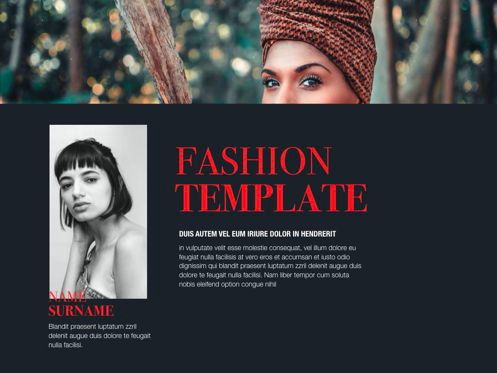 Fashion Tale Powerpoint and Google Slides Presentation Template, Slide 5, 04608, Templat Presentasi — PoweredTemplate.com
