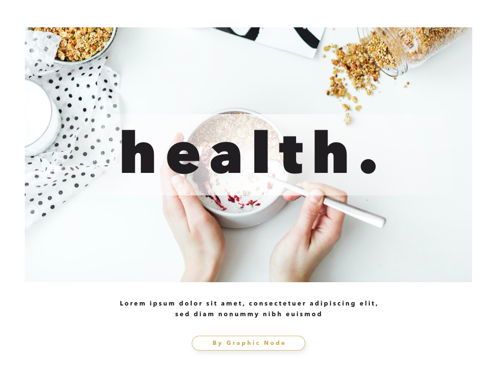 Healthy Powerpoint and Google Slides Presentation Template, Templat PowerPoint, 04610, Templat Presentasi — PoweredTemplate.com