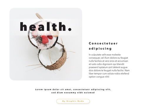 Healthy Powerpoint and Google Slides Presentation Template, Dia 2, 04610, Presentatie Templates — PoweredTemplate.com