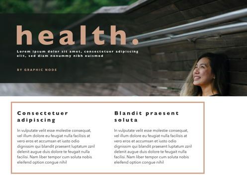 Healthy Content Powerpoint and Google Slides Presentation Template, 幻灯片 2, 04611, 演示模板 — PoweredTemplate.com
