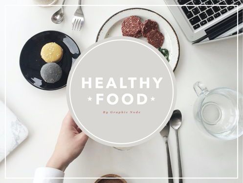 Healthy Diet Powerpoint and Google Slides Presentation Template, PowerPoint Template, 04612, Presentation Templates — PoweredTemplate.com
