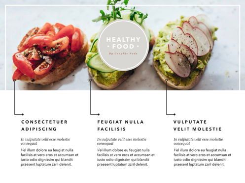 Healthy Diet Powerpoint and Google Slides Presentation Template, Slide 2, 04612, Presentation Templates — PoweredTemplate.com