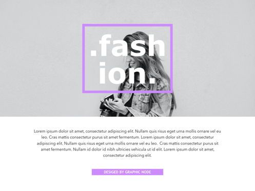 High Fashion Powerpoint and Google Slides Presentation Template, スライド 2, 04613, プレゼンテーションテンプレート — PoweredTemplate.com