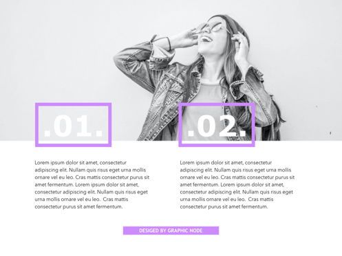 High Fashion Powerpoint and Google Slides Presentation Template, Dia 4, 04613, Presentatie Templates — PoweredTemplate.com