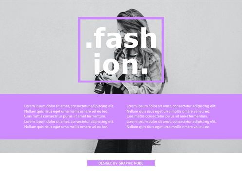 High Fashion Powerpoint and Google Slides Presentation Template, Slide 7, 04613, Presentation Templates — PoweredTemplate.com