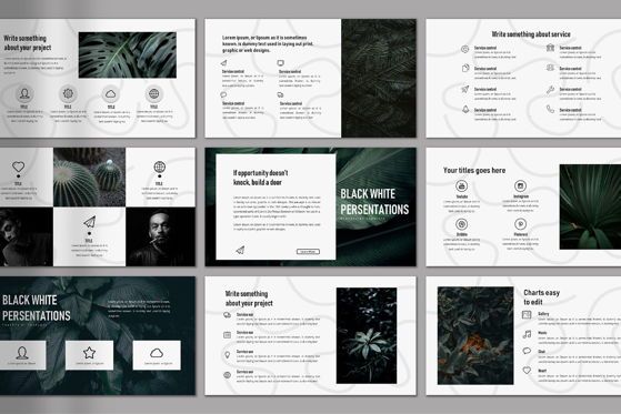 LEAF - PowerPoint Template, Diapositive 6, 04626, Modèles de présentations — PoweredTemplate.com