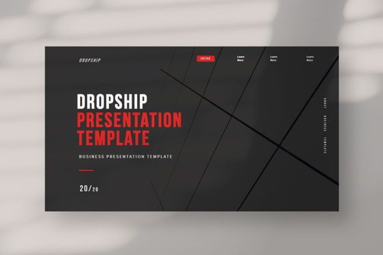 DROPSHIP - Google Slides, Dia 2, 04642, Presentatie Templates — PoweredTemplate.com