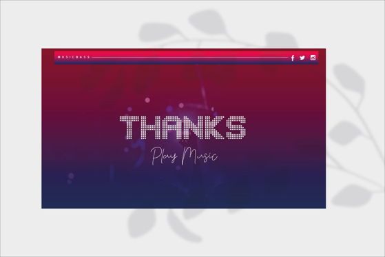 MUSICBASS - Google Slides, 슬라이드 14, 04658, 프레젠테이션 템플릿 — PoweredTemplate.com