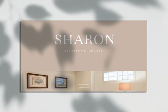 SHARON - PowerPoint Template, スライド 2, 04672, プレゼンテーションテンプレート — PoweredTemplate.com