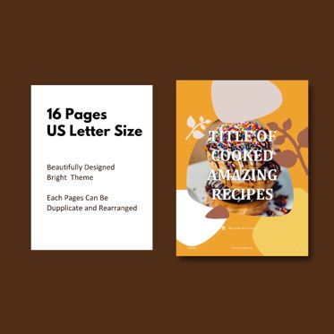 Recipe Cake Bakery eBook PowerPoint Template, Slide 5, 04714, Presentation Templates — PoweredTemplate.com