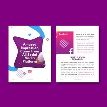 Social Media Secret eBook PowerPoint Template, Folie 6, 04722, Infografiken — PoweredTemplate.com