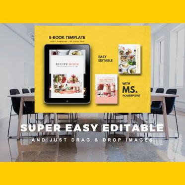 Minimal Recipe eBook PowerPoint Template, Slide 10, 04723, Presentation Templates — PoweredTemplate.com
