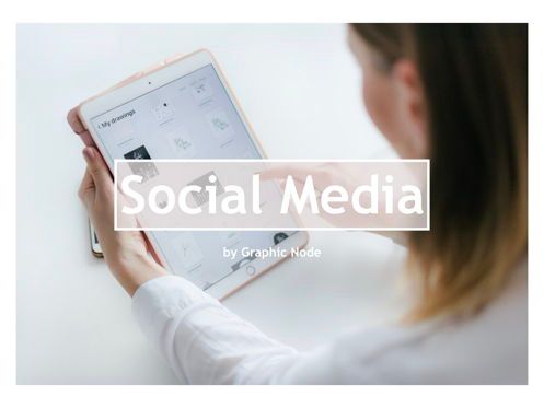 Social Media Plan Powerpoint and Google Slides Presentation Template, PowerPoint-sjabloon, 04727, Presentatie Templates — PoweredTemplate.com