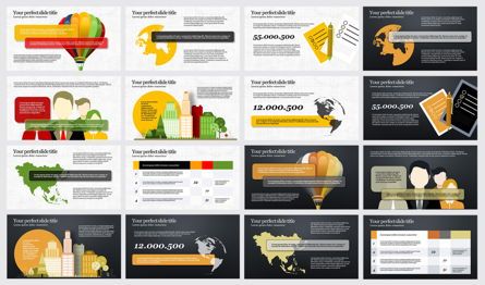 Travel PowerPoint Infographics, Slide 3, 04734, Infographics — PoweredTemplate.com