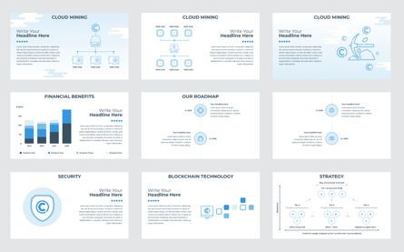 CryptoCurrency PowerPoint Presentation Template, Dia 3, 04752, Presentatie Templates — PoweredTemplate.com
