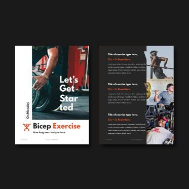 Fitness Motivation eBook PowerPoint Template, Slide 4, 04764, Presentation Templates — PoweredTemplate.com