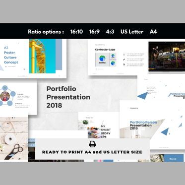 Personal Portfolio Presentation PowerPoint Template, PowerPoint模板, 04768, 演示模板 — PoweredTemplate.com