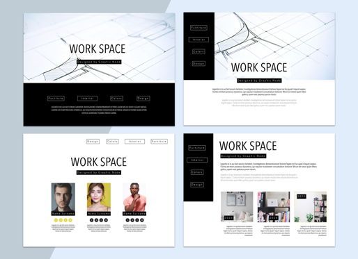 Work Space 02 Keynote Presentation Template, Diapositiva 3, 04798, Modelos de negocios — PoweredTemplate.com