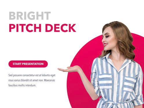 Bright Pitch Deck Keynote, Slide 2, 04816, Presentation Templates — PoweredTemplate.com