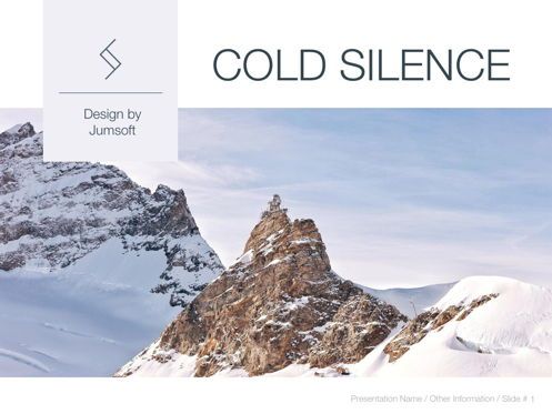 Cold Silence Google Slides, Slide 2, 04820, Presentation Templates — PoweredTemplate.com
