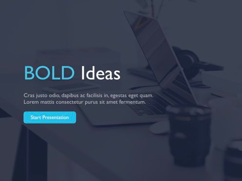 Bold Ideas Keynote Template, Slide 2, 04835, Presentation Templates — PoweredTemplate.com