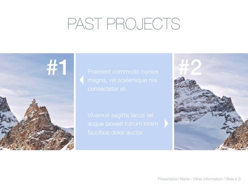 Cold Silence PowerPoint Template, 슬라이드 4, 04838, 프레젠테이션 템플릿 — PoweredTemplate.com