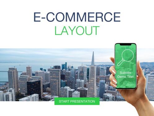 E-Commerce Google Slides Template, Dia 2, 04844, Infographics — PoweredTemplate.com