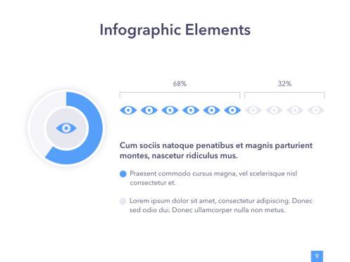Eye Health Google Slides Template, Slide 10, 04845, Diagrammi e Grafici Medici — PoweredTemplate.com