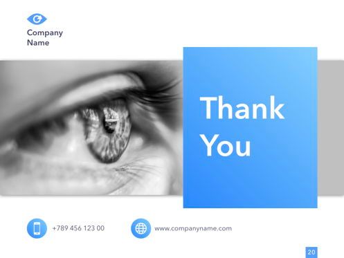 Eye Health Google Slides Template, 幻灯片 21, 04845, 医疗图和图表 — PoweredTemplate.com