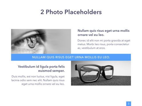 Eye Health Google Slides Template, Folie 4, 04845, Medizinische Diagramme und Charts — PoweredTemplate.com
