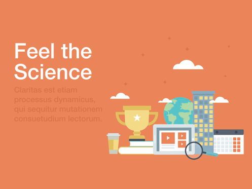 Feel the Science PowerPoint Template, Slide 2, 04862, Education Charts and Diagrams — PoweredTemplate.com